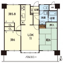 シティマンション代継橋1102号 (1102)